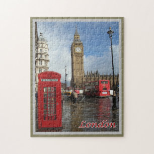 England - London - Big Ben - dubbla-decke - Pussel
