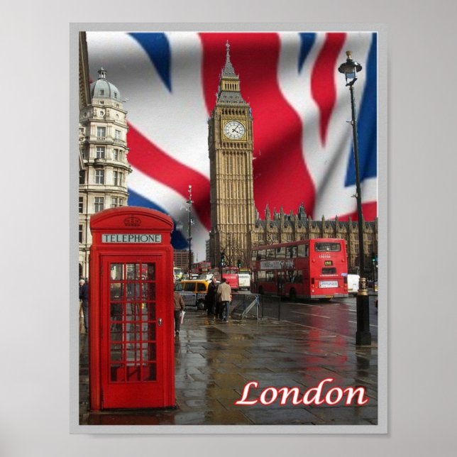 England - London - Big Ben - Poster (Framsidan)