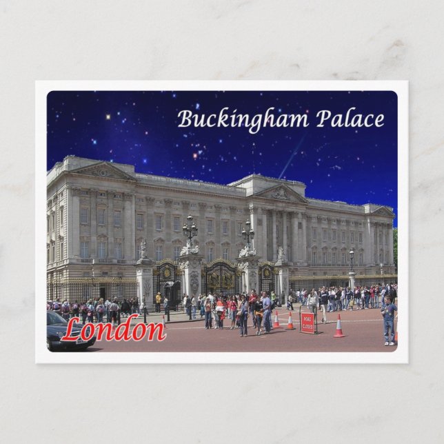 England - London - Buckingham Palace - Vykort (Framsida)