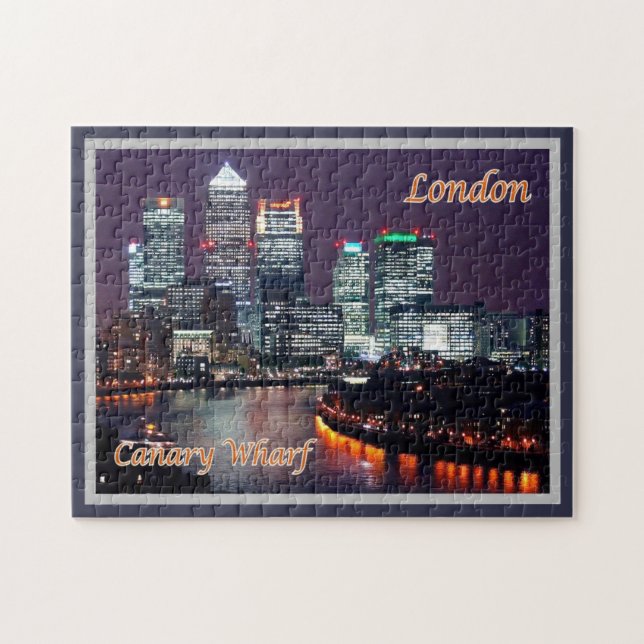 England - London - Canary Wharf - Pussel (Horisontell)