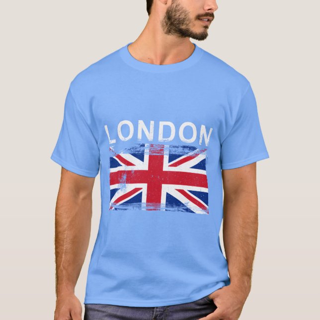 England London City Flag family T Shirt (Framsida)