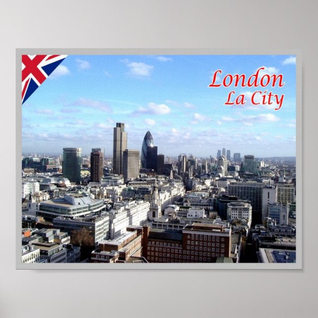 England - London - City - Poster (Framsidan)