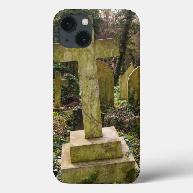 England, London, Highgate Cemetery, gravplats (Baksida)