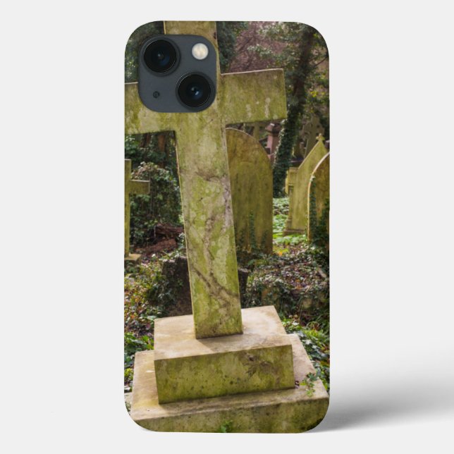 England, London, Highgate Cemetery, gravplats (Baksida)