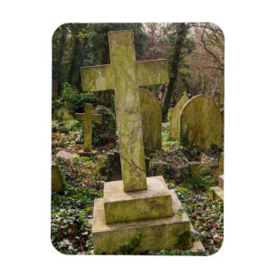 England, London, Highgate Cemetery, gravplats Magnet