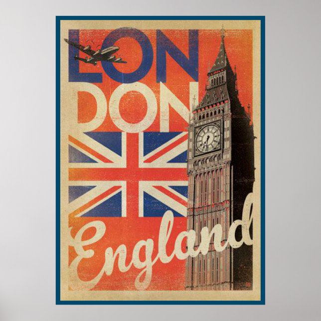 England, London. JU Poster (Framsidan)