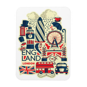 England London rolig magnet