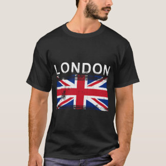 England London Stad Flagga familj T Shirt
