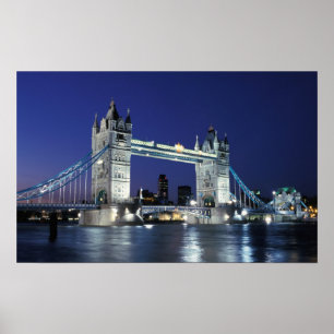 England, London, Torn Bridge 3 Poster
