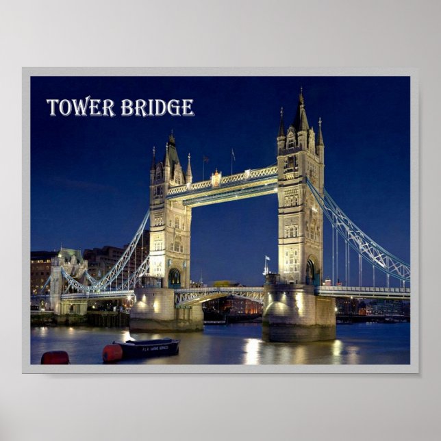 England - London - Torn Bridge - Poster (Framsidan)