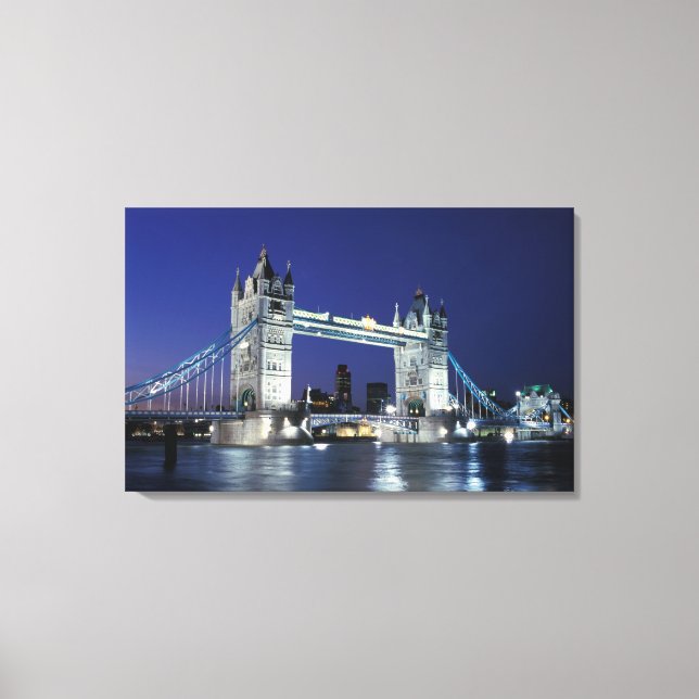 England, London, Tower Bridge 3 Canvastryck (Framsida)