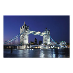 England, London, Tower Bridge 3 Fototryck