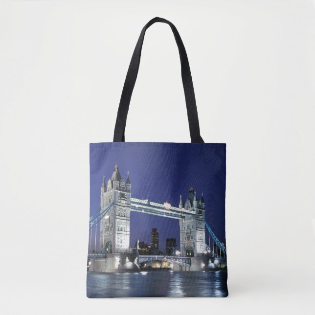 England, London, Tower Bridge 3 Tygkasse (Framsida)