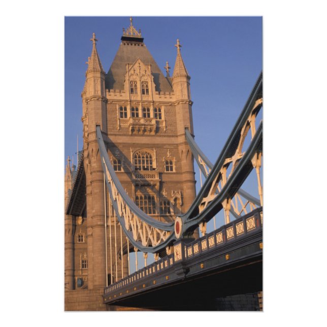 England, London, Tower Bridge Fototryck (Framsidan)