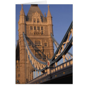 England, London, Tower Bridge Hälsningskort