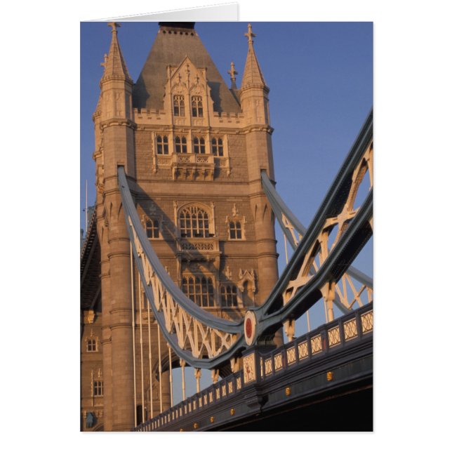 England, London, Tower Bridge Hälsningskort (Framsidan)