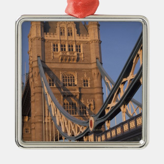 England, London, Tower Bridge Julgransprydnad Metall (Framsidan)