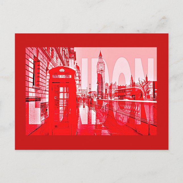 England London Vykort (Framsida)