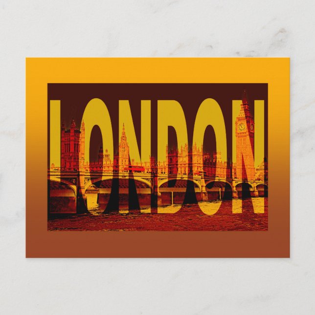 England London Vykort (Framsida)