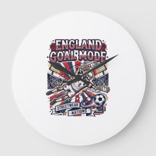 England Mål Läge Skelett Anfallare Nationer Street Stor Klocka