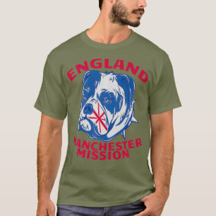 England Manchester Uppdrag LDS Missionary Mormon T Shirt