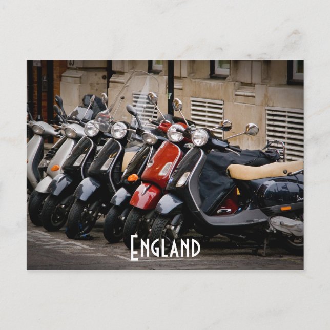 England Motorcykel Postcard Vykort (Framsida)