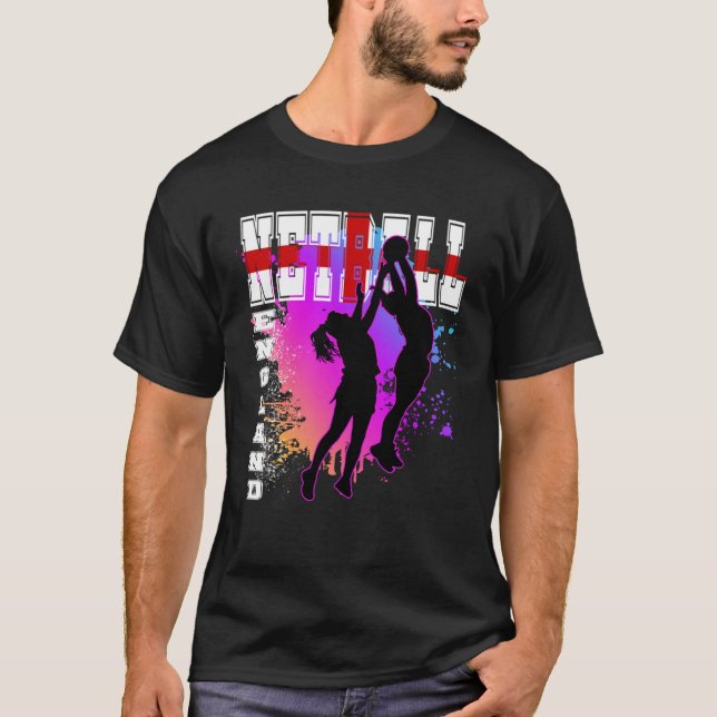 England Netball T Shirt (Framsida)