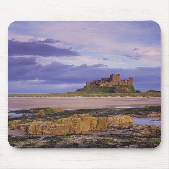 England, Northumberland, Bamburgh slott Musmatta (Framsidan)