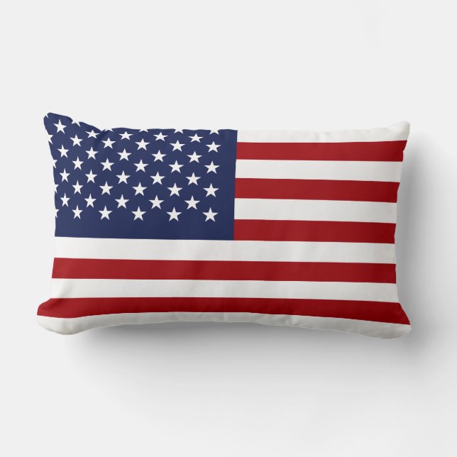 England och amerikanska flaggan lumbarkudde (Framsida)
