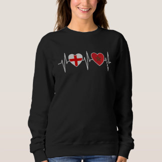 England och Marocko marockanska Flagga Flaggor T Shirt