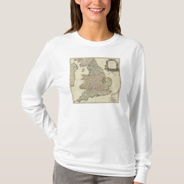 England och Wales 2 T Shirt (Framsida)