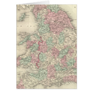 England och Wales 5 Hälsningskort