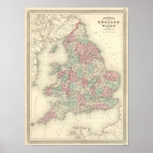 England och Wales 5 Poster