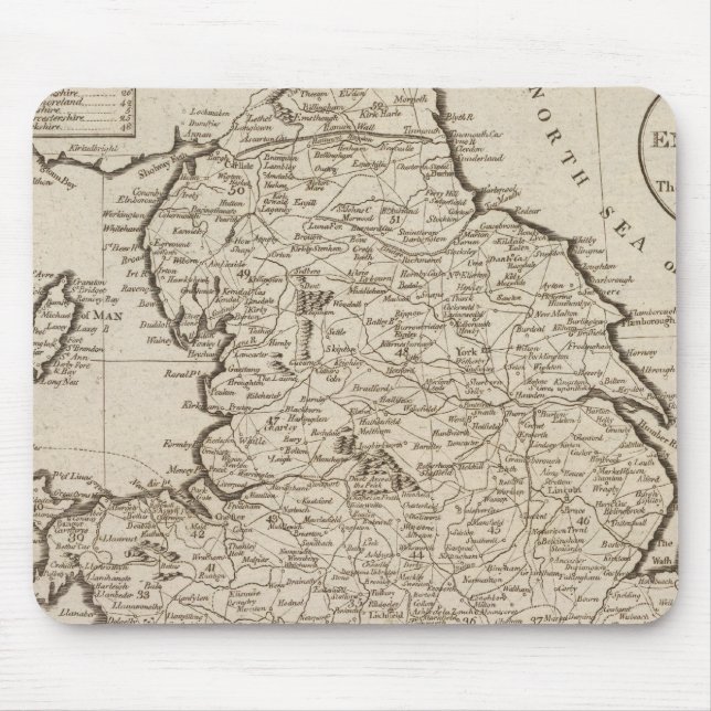 England och Wales 6 Musmatta (Framsidan)