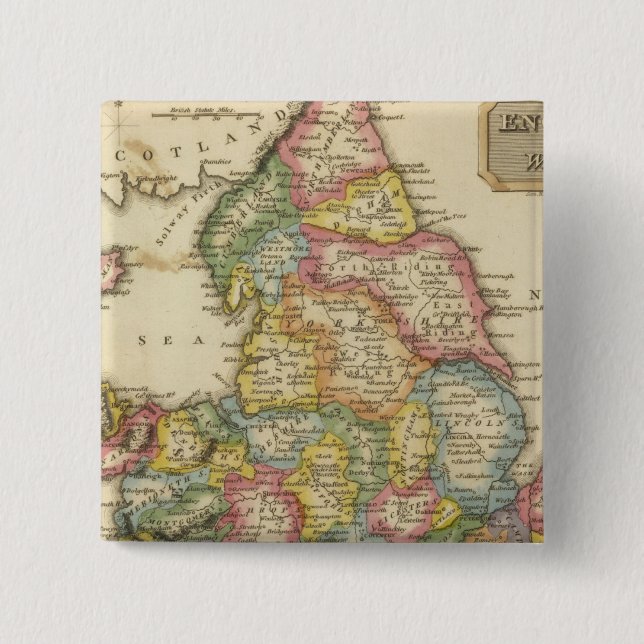 England och Wales Knapp (Framsida)