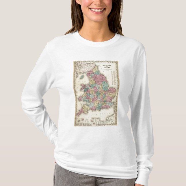 England och Wales T-shirt (Framsida)