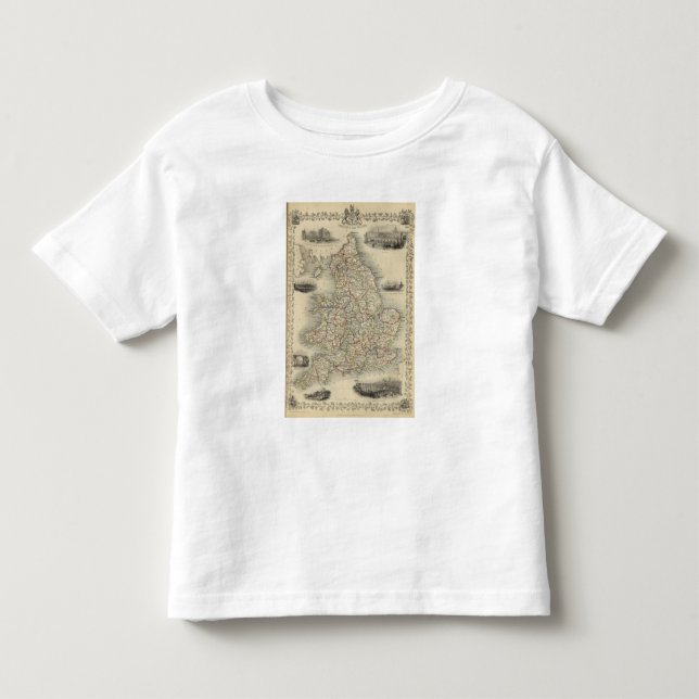 England och Wales T Shirt (Framsida)