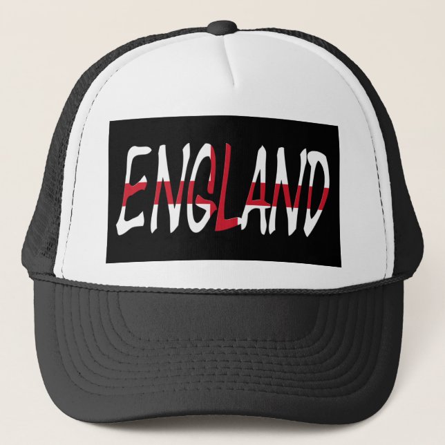England överlagt på engelska Flagga thcn Keps (Framsida)
