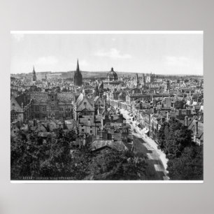 England, Oxford High St. panorama Poster