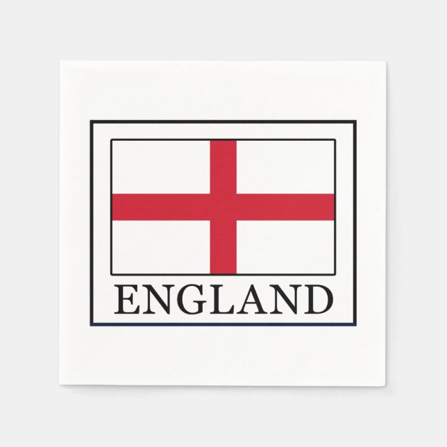 England Pappersservett (Framsidan)