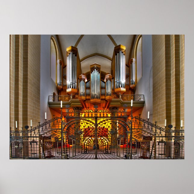 England Pipe Organ Poster (Framsidan)