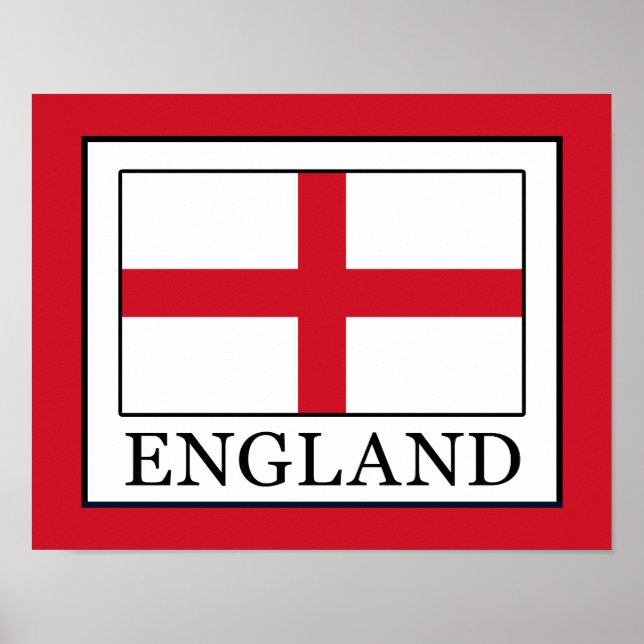 England Poster (Framsidan)