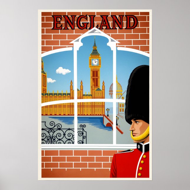 England Poster (Framsidan)