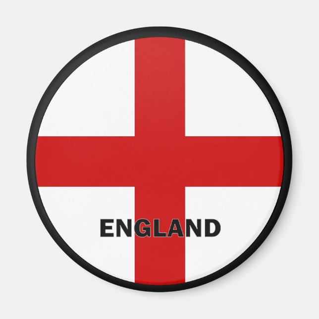 England Roundel quality Flagga Magnet (Framsidan)