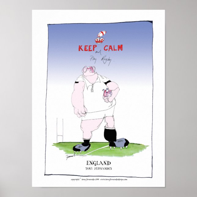 England rugby player, tony fernandes poster (Framsidan)