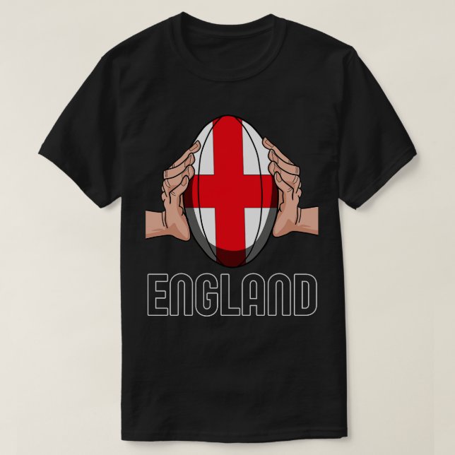 England Rugby Six Nations TShirt T Shirt (Design framsida)