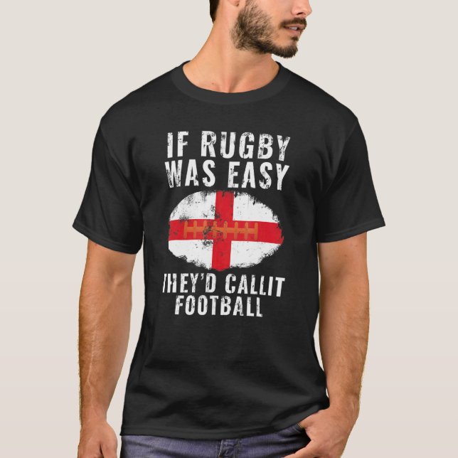 England Rugby The Lejon T Shirt (Framsida)