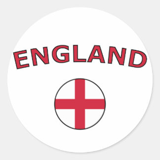 England Runt Klistermärke