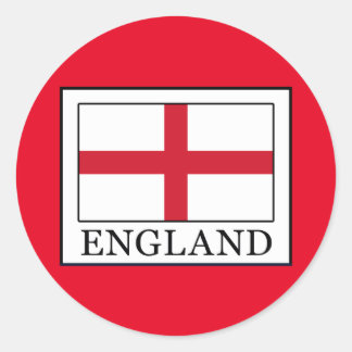 England Runt Klistermärke