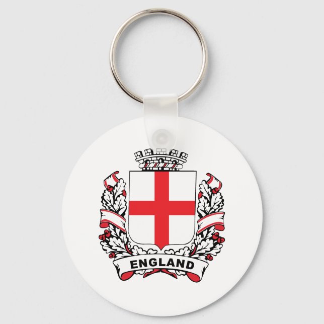England Shield Nyckelring (Framsida)